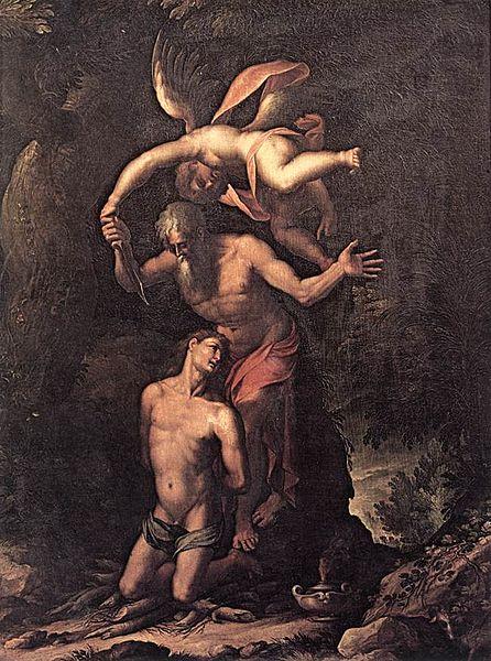 Jacopo Ligozzi Sacrifice of Isaac Sweden oil painting art